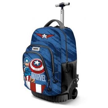 Mochila Trolley Gears Fan Gts De Marvel Capitán América