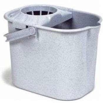 Cubo de Fregona Rectangular con Escurridor por Presión, Asas y Color Chispitas