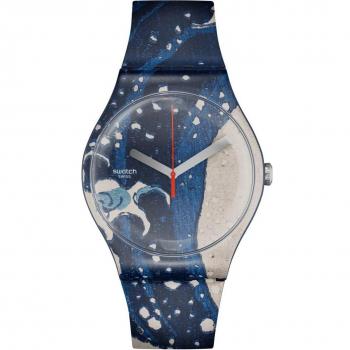 Reloj Unisex Swatch The Great Wave Off Kanagawa SUOZ351