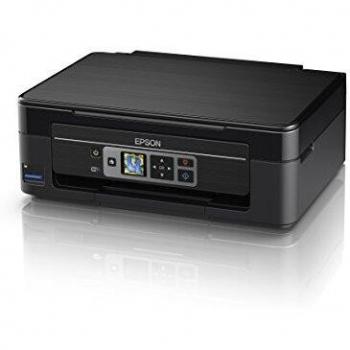 Epson Expression Home XP-352 Stampante (scanner, fotocopiatrice, WiFi, display da 3,7 cm, singole cartucce, 4 colori, A4), Nero