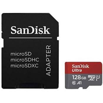 SanDisk Ultra 128 GB MicroSDXC con Adattatore SD – A1 Performance