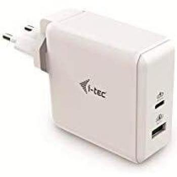 I-tec Alimentatore Universale per Viaggio con USB-C 60W Power Delivery e USB-A Quick Charge