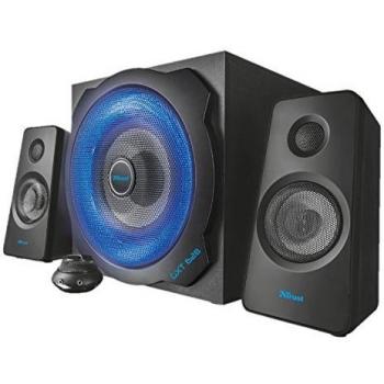 Trust Tytan Gaming Set Altoparlanti 2.1 con Subwoofer Illuminato LED Blu, Limited Edition, Nero