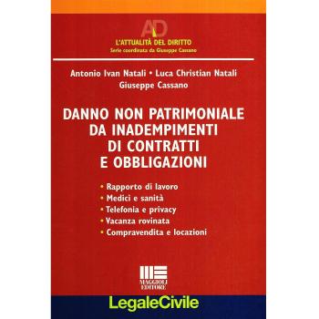Danno non patrimoniale da inadempimenti di contratti e obbligazioni