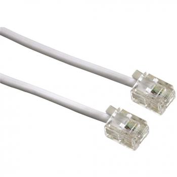 Cavo Telefonico Spina 6P 4C 6m Bianco HAMA