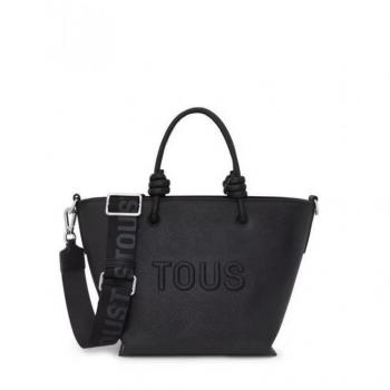 Bolso Capazo Tous S. T la Rue New Negro de Piel Sintética