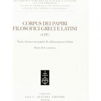 Corpus dei papiri filosofici greci e latini. Testi e lessico nei papiri di cultura greca e latina. Gnomica (Vol. 2)