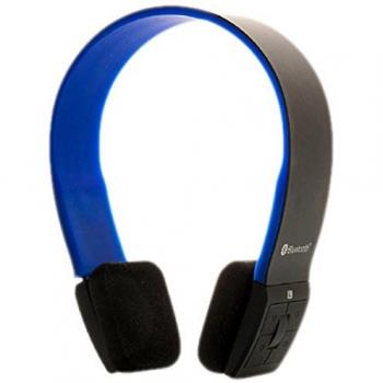 ITek Cuffie Stereo Bluetooth 4.0 con Microfono, Nero Blu
