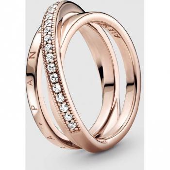 Anillo Pandora Signature Oro Rosa