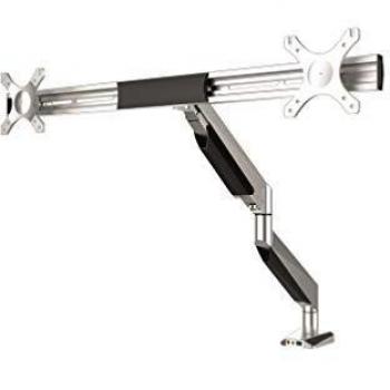 NewStar NM-D750DXSILVER Supporto da tavolo per monitor argento doppio 20kg