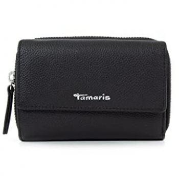 Tamaris Cartera Amanda Negra y Plata