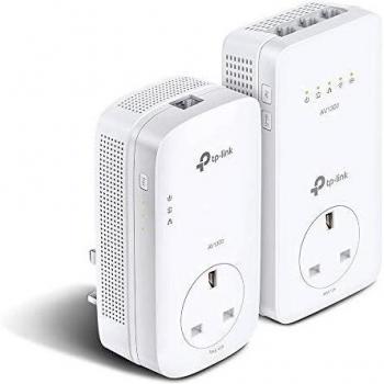 Adattatore Powerline TP-Link TL-WPA8631P Kit 300 Mbit/s con Wi‑Fi e Ethernet bianchi