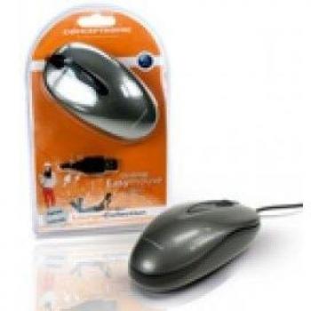Conceptronic Mouse Cavo 800 DPI Nero, Grigio