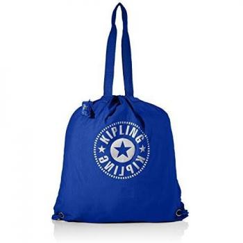 Kipling Drawpack Mujer Bolsos Totes Azul (Laser Blue Light) 39x43x1 Centímetros (B x H x T)