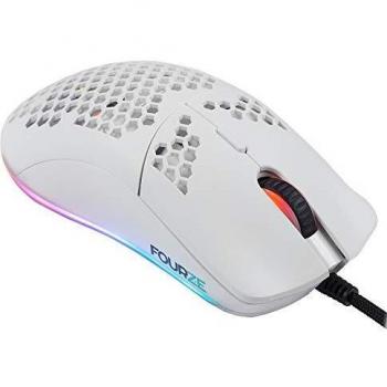 Mouse Fourze GM800 Ambidestro 16000 DPI Bianco