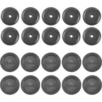 Cinturones Seguridad Plástico 10 Pcs – Negro y Beige