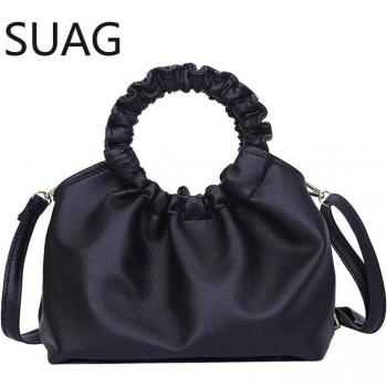 Bolso de Mano Plisado SUAG para Mujer