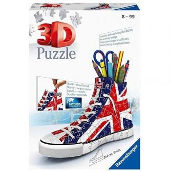 PUZZLE 3D 108 PIEZAS SNEAKER UNION JACK PORTALAPICES