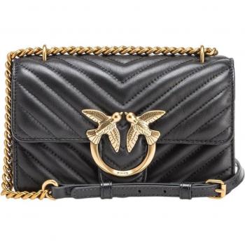 Bolso Pinko Love One Mini Negra – Versión Pequeña