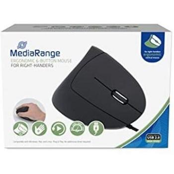 Mouse Cablato MediaRange MROS230 Nero