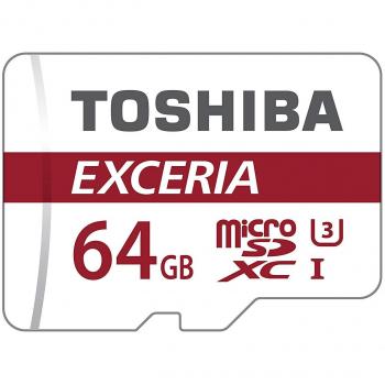 Toshiba Exceria M302 Scheda di Memoria microSDXC 64GB, Classe 10, UHS-I