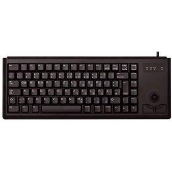 Cherry G84-4400 tastiera cablata USB PS/2 con trackball layout francese nera