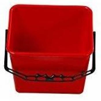 Cubo Certeo Kaiserkraft Rojo 6L