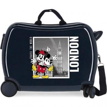 Maleta infantil Mickey y Minnie Londres 2 ruedas