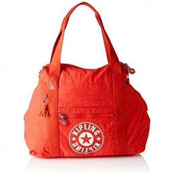 Kipling Art M Tote De Viaje Con Funda Para Carrito, 26 Litros, Rojo (Active Red NC)