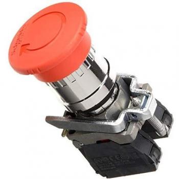 Schneider Electric Seta de emergencia serie Harmony XB4, 2 NC, montaje en panel, Ø de montaje 22mm, IP66, IP67