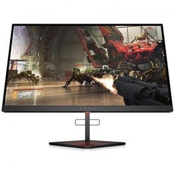 HP Gaming OMEN X 25f Monitor 24.5 FHD 1920 x 1080 a 240 Hz, TN, Tempo Risposta 1 ms Overdrive, AMD FreeSync, Compatibile NVIDIA G-SYNC, Regolazione Inclinazione e Altezza, DisplayPort, HDMI, Nero