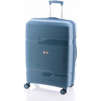 Gladiator Trolley Polipropileno 70 CM 4 R Extensible, Azul