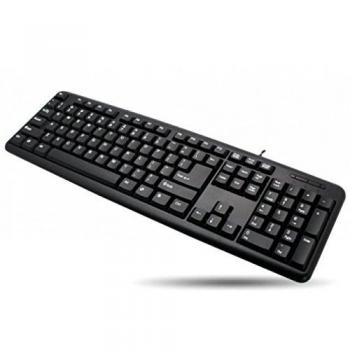 Techly 302808 Tastiera PS2 con 105 tasti Standard e colorazione Nero