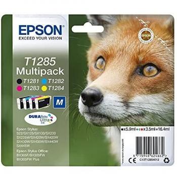 Epson cartuccia multipack nero / ciano / magenta / giallo (C13T12854012, T1285)
