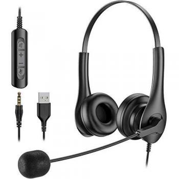 Cuffie YUWAKAYI USB 3.5 mm Noise Cancelling
