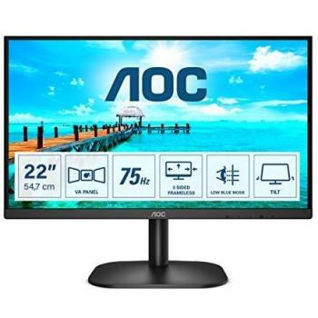 AOC B2 22B2DA, 54.6 cm (21.5), 75Hz, FHD, VA