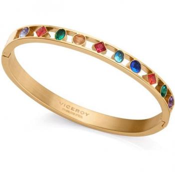 Pulsera Viceroy Fashion Dorada con Circonitas Multicolores