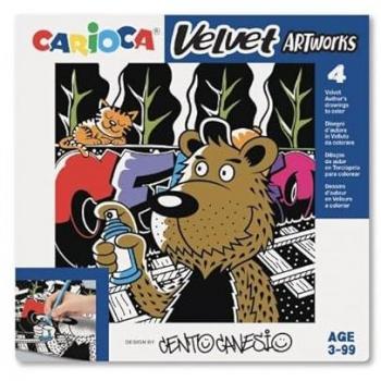 Carioca Pack Terciopelo Color 4 Ilustraciones
