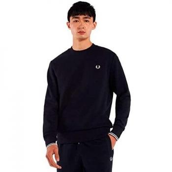 Fred Perry Sudadera Cuello Redondo Azul Marino L