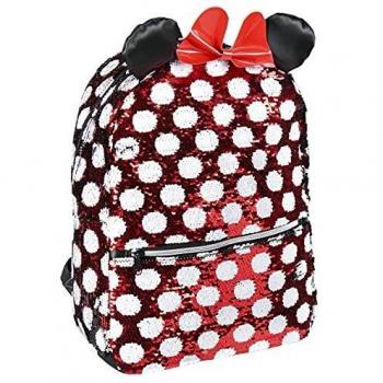 Mochila Casual Lentejuelas Metalizada Minnie