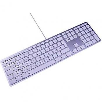 LMP KB-1243 Tastiera USB QWERTZ Tedesco Bianco