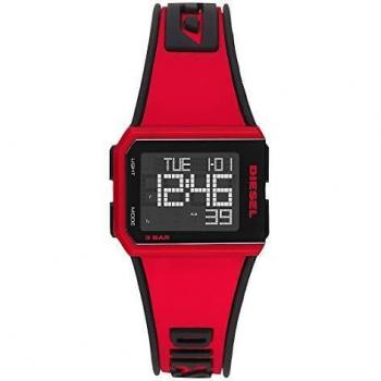 Reloj Diesel unisex con caja de 38 mm y correa de silicona
