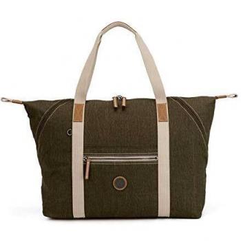 Tote Kipling Edgeland Vistas Amplias Artístico Medio Khaki Urbano