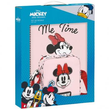 Blister Me Time Minnie: Cuaderno, Carpeta y Portatodo
