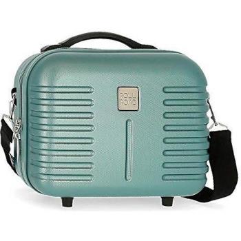 ROLL ROAD India, Neceser ABS Adaptable Adultos Unisex, Turquesa, 29x21x15 Cm
