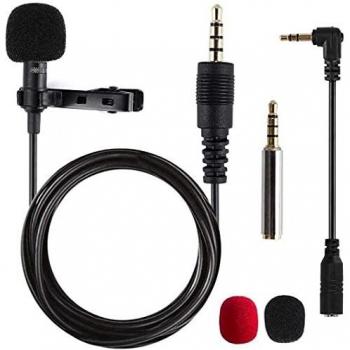 GYVAZLA Microfono Lavalier Professionale Omnidirezionale