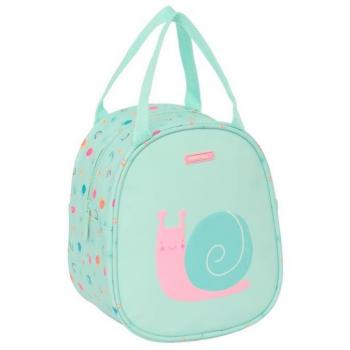 SAFTA BOLSITO NECESER CARACOL TÉRMICO PORTAMERIENDA PREESCOLAR SAFTA PREESCOLAR 14x19x22 Cms