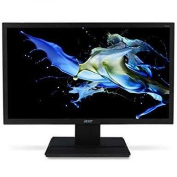 Acer V206HQLAb Monitor da 19.5, Risoluzione 1600 x 900, Contrasto 100M:1, Luminosità 200 cd/m², Tempo di Risposta 5 ms, Input VGA, Nero