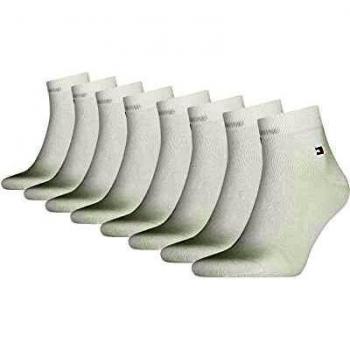 TOMMY HILFIGER TH MEN QUARTER 2P, Calcetines Hombre, pack de 2, Blanco (White 300), 43/46