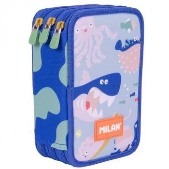 Plumier Triple Azul Odisea – Serie Especial
